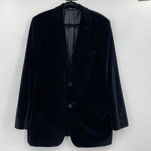 Hugo Boss Men's Black Blazer Coat 2 Button Placket Size 44L